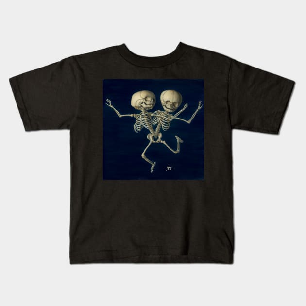 Fred and Ginger Kids T-Shirt by Sandra Yagi